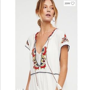 Free people daisy fields maxi dress